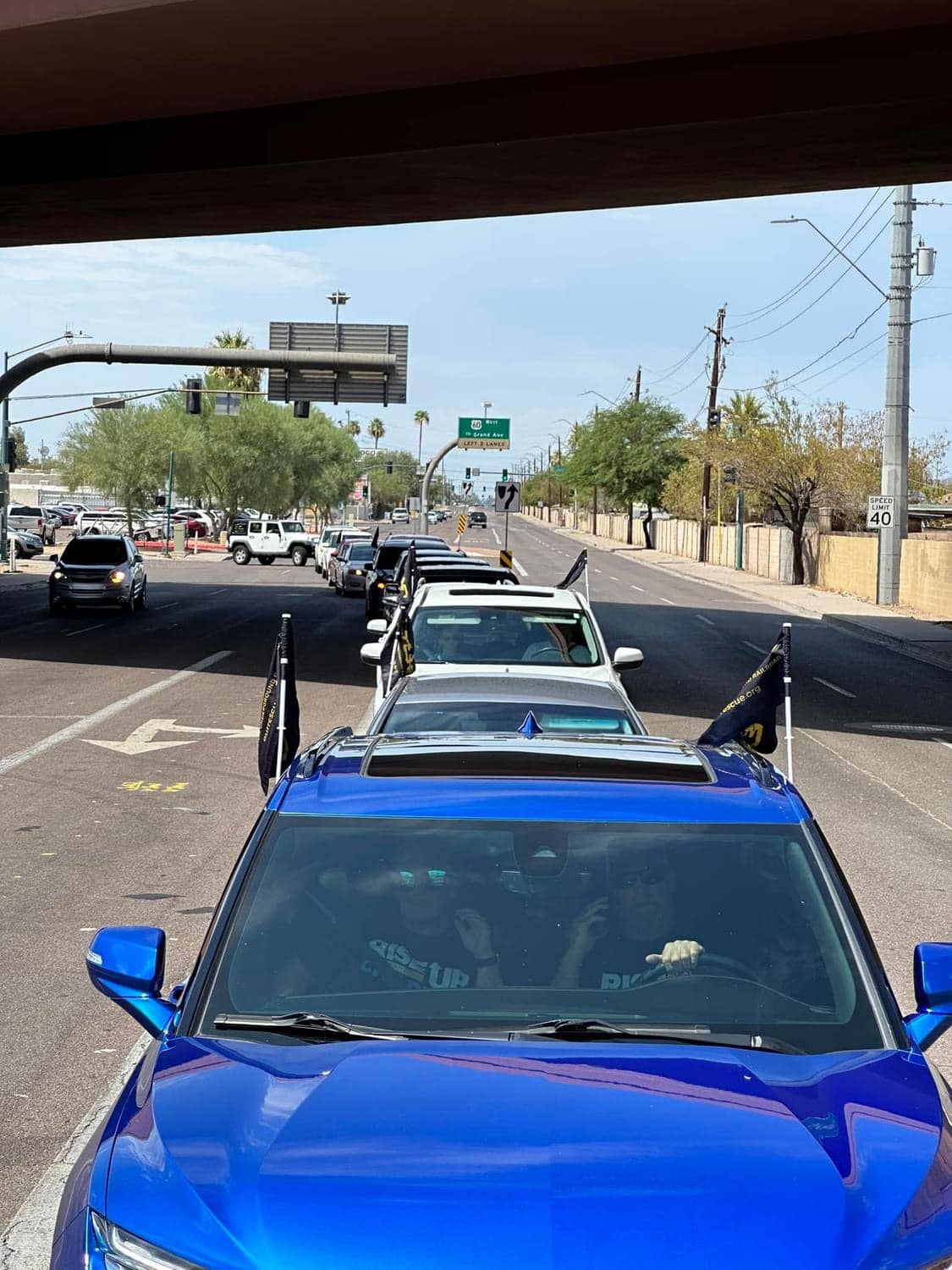 Car caravan event