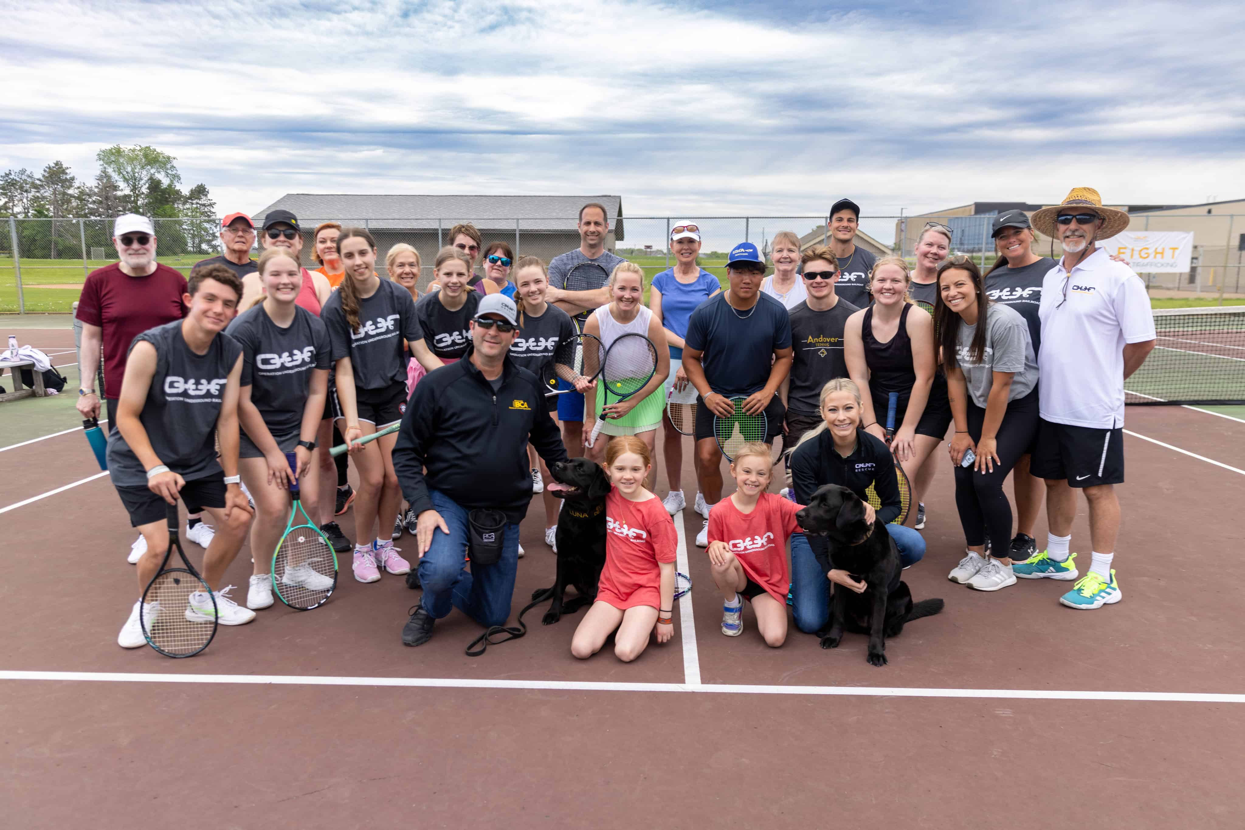 A fundraising and awareness tennis event