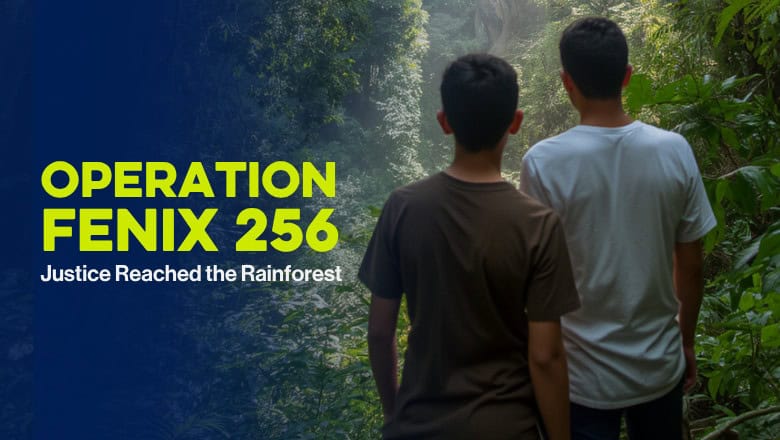 Operation FENIX 256, 2 boys walking in jungle