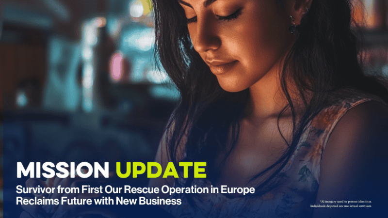 Survivor from First Our Rescue Operation in Europe Reclaims Future with New Business
